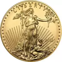 Amerykański Orzeł 1/2 uncji 2021 - złota moneta