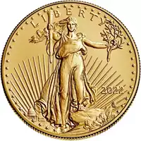 Amerykański Orzeł 1/2 uncji 2022 - złota moneta