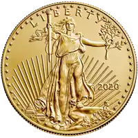 Amerykański Orzeł 1/2 uncji - złota moneta