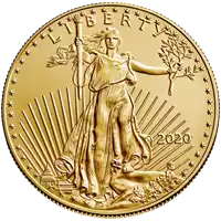 Amerykański Orzeł 1/4 uncji - złota moneta