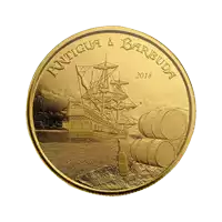 Antigua & Barbuda 1 uncja 2018 - złota moneta