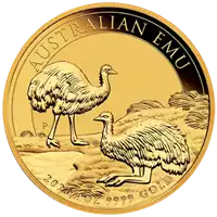 Australijski Emu 1 uncja 2020 awers
