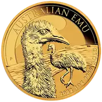 Australijski Emu 1 uncja 2022 - złota moneta