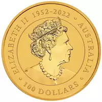 Australijski Emu 1 uncja 2023 złota moneta awers