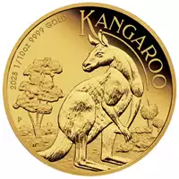 Australijski Kangur 1/10 uncji 2023 Proof - złota moneta