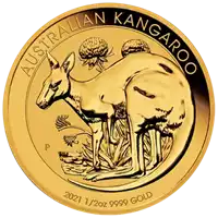 Australijski Kangur 1/2 uncji 2021 - złota moneta
