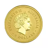 Australijski Kangur 1/20 uncji złota moneta awers