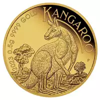 Australijski Kangur - Mini Roo 0,5 grama 2023 Proof rewers