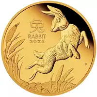 Australijski Lunar – Rok Królika 2023 1 uncja - złota moneta
