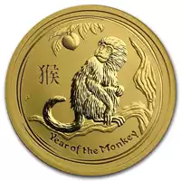 Australijski Lunar - Rok Małpy 2016 1/2 uncji - złota moneta