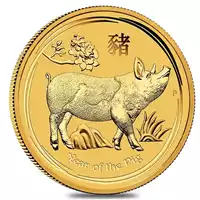 Australijski Lunar - Rok Świni 2019 1/20 uncji - złota moneta