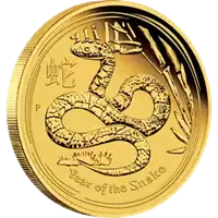 Australijski Lunar – Rok Węża 2013 1 uncja - złota moneta