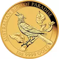 Australijski Rajski Ptak Manucodia 1 uncja 2019 - złota moneta