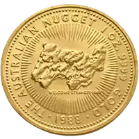 Australijski Samorodek 1 uncja - złota moneta