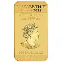 Australijski Smok 1 uncja 2023 złota moneta awers