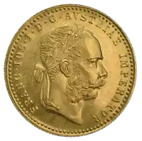 Austriacki 1 Dukat 1915 - złota moneta