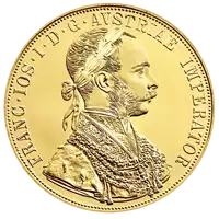 Austriackie 4 Dukaty 1915 - złota moneta
