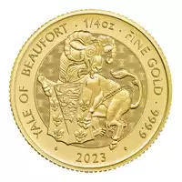Bestie Królowej 2023: Yale Beaufortów 1/4 uncji - złota moneta