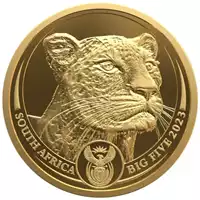 Big Five II: Leopard 1/4 uncji 2023 Proof - złota moneta