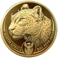 Big Five: Leopard 1 uncja 2020 Proof - złota moneta