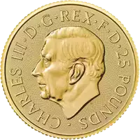 Britannia 1/4 uncji 2024 - złota moneta