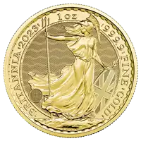 Britannia 1 uncja 2023 - złota moneta