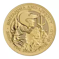 Britannia and Liberty 1 uncja 2024 - złota moneta