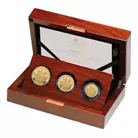 Britannia Premium zestaw 3 monet Proof 2023 - złota moneta