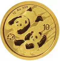 Chińska Panda 1 gram 2022 - złota moneta