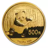 Chińska Panda 1 uncja 2014 - złota moneta