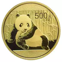 Chińska Panda 1 uncja 2015 - złota moneta