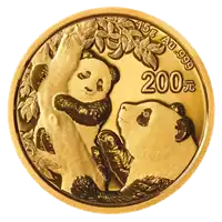 Chińska Panda 15 gramów - złota moneta