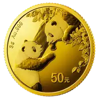 Chińska Panda 3 gramy 2023 - złota moneta