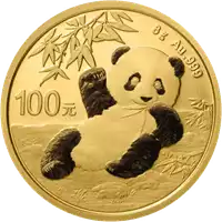 Chińska Panda 8 gramów - złota moneta