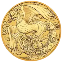 Chińskie Mity i Legendy: Phoenix 1 uncja 2023 - złota moneta