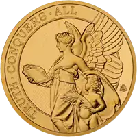 Cnoty Królowej Prawda 1 uncja 2022 - złota moneta