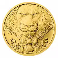 Czeski Lew 1/10 uncji 2023 - złota moneta
