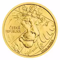 Czeski Lew 1/10 uncji 2024 - złota moneta