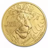 Czeski Lew 1/2 uncji 2024 - złota moneta