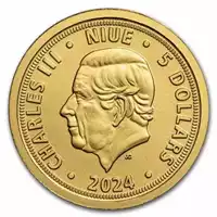 Czeski Lew 1/25 uncji 2024 - złota moneta