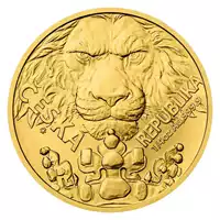 Czeski Lew 1/4 uncji 2023 - złota moneta