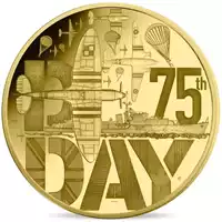 D-Day 75. rocznica 1 uncja 2019 Proof - złota moneta