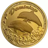 Dolphin 1 uncja 2023 Proof - złota moneta
