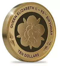 Dziewięćdziesiąte piąte urodziny królowej Elżbiety II 1/4 uncji 2021 - złota moneta