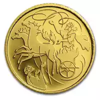 Elijah in the Whirlwind 1 NIS 2011 Proof - złota moneta