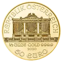 Filharmonicy Wiedeńscy 1/2 uncji - złota moneta