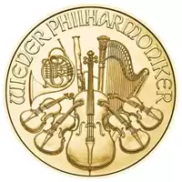 Filharmonicy Wiedeńscy 1/4 uncji 2023 - złota moneta