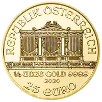 Filharmonicy Wiedeńscy 1/4 uncji - złota moneta