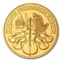 Filharmonicy Wiedeńscy 20 uncji 2009 złota moneta rewers