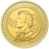 Fryderyk Chopin 1 uncja 10 Dukatów 2024 - złota moneta